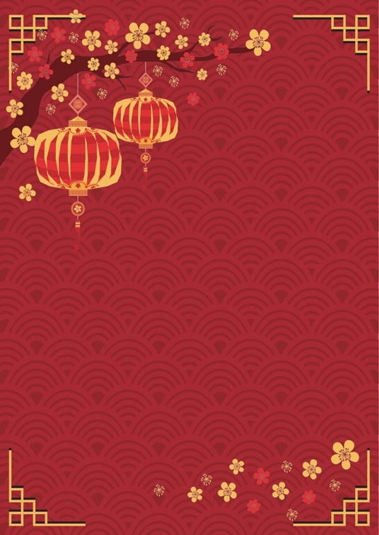 国风水墨1 (52)国风水墨信纸模板word模板